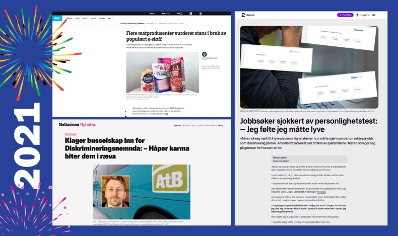 Hva fikk vi til i 2021? Hva fikk vi til i 2021?